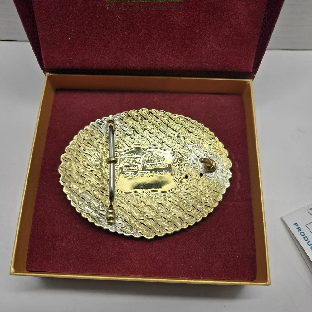 Gist Silversmith Belt Buckle 2011 Youth Sorting Champion Waller 4-H Horse Club‎